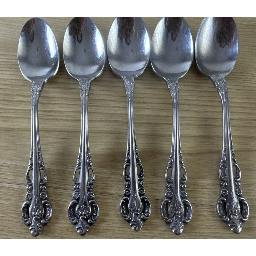 Vintage Stanley Roberts Lady Joann Teaspoons 6 1/4